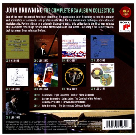 John Browning: John Browning - The Complete RCA Album Collection [12CD]