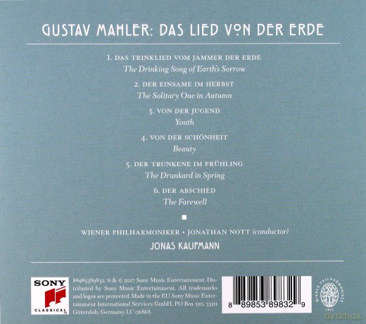 Jonas Kaufmann: Mahler: Das Lied von der Erde [CD]