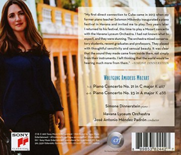 Simone Dinnerstein: Mozart in Havana [CD]