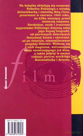 Fellini- zawód: reżyser - Frederico Fellini [KSIĄŻKA]