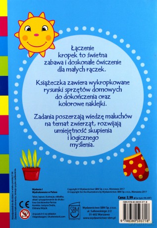Połącz kropki w domu. 3- latki - Ewa Gorzkowska-Parnas [KSIĄŻKA]