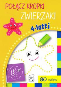 Połącz kropki Zwierzaki. 4- latki - Ewa Gorzkowska-Parnas [KSIĄŻKA]