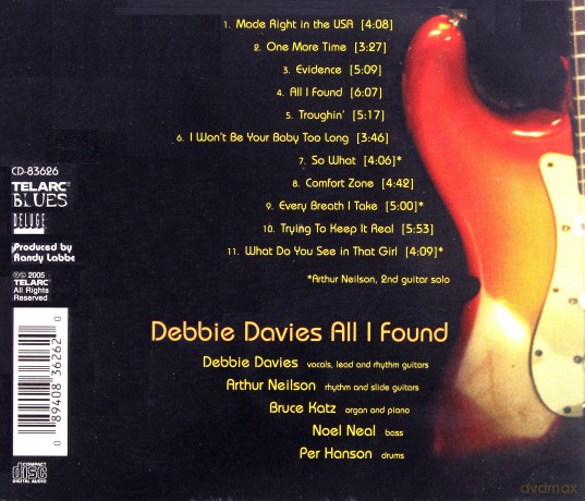 Debby Davies: All I Found [CD]