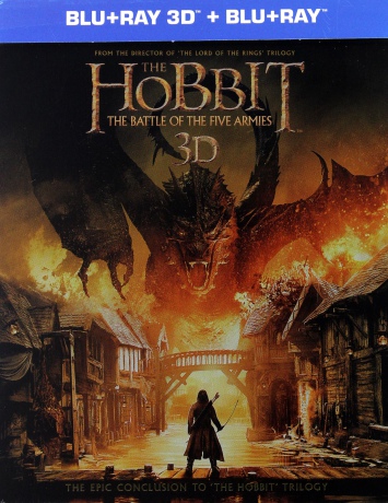 Hobbit: Bitwa Pięciu Armii (steelbook) [2xBlu-Ray 3D]+[2xBlu-Ray]