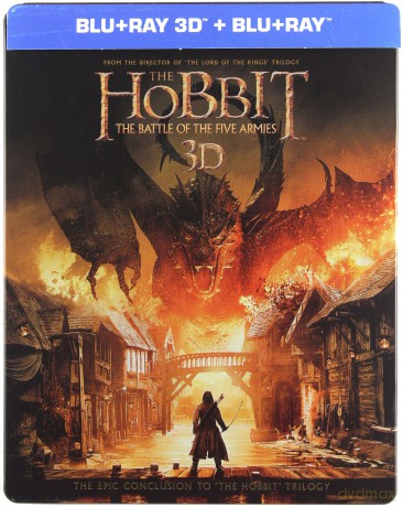 Hobbit: Bitwa Pięciu Armii (steelbook) [2xBlu-Ray 3D]+[2xBlu-Ray]