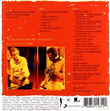 Miles Davis: Sketches Of Spain [2CD]