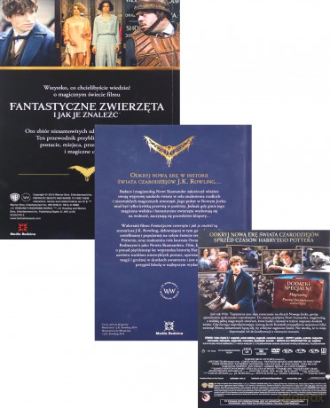 Fantastyczne zwierzęta i jak je znaleźć / Magiczny przewodnik po filmie / Oryginalny scenariusz Pakiet [2xKSIĄŻKA]+[DVD]