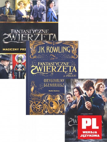 Fantastyczne zwierzęta i jak je znaleźć / Magiczny przewodnik po filmie / Oryginalny scenariusz Pakiet [2xKSIĄŻKA]+[DVD]