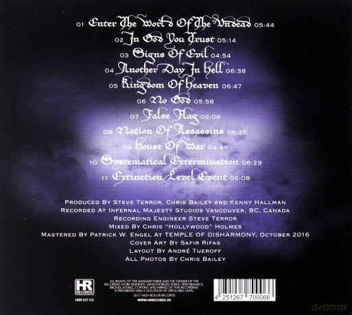 Infernal Majesty: No God (digipack) [CD]