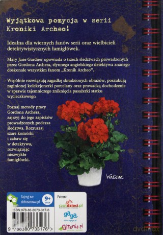 Akta Gordona Archera. Kroniki Archeo - Mary Jane Gardner [KSIĄŻKA]
