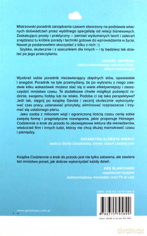 Codziennie o krok do przodu. Proste sposoby na lepsze wykorzystanie każdego dnia - David Horsager [KSIĄŻKA]