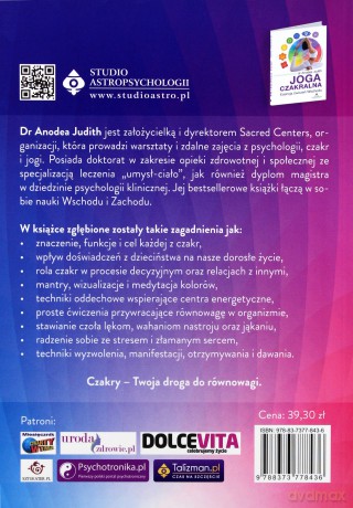 Czakry. Siedem kluczy do energetycznego uzdrowienia ciała i duszy - Anodea Judith [KSIĄŻKA]