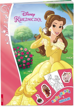 Disney Księżniczka. Piękna i Bestia. Kolorowanka i naklejki [KSIĄŻKA]