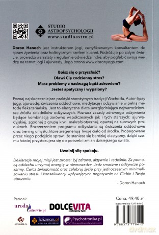 Joga Ajurweda. Techniki oddechowe. Najskuteczniejsze metody na złagodzenie stresu, przywrócenie równowagi oraz zdrowe życie - Doron Hanoch [KSIĄŻKA]