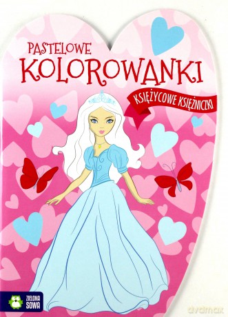 Księżycowe księżniczki. Pastelowe kolorowanki [KSIĄŻKA]
