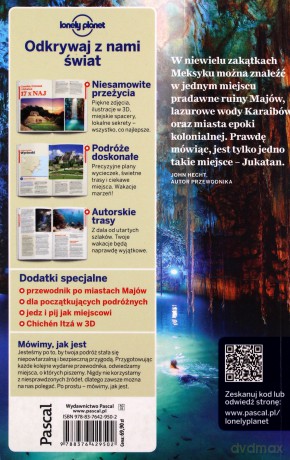 Meksyk Cancun Cozumel i Jukatan. Lonely Planet [KSIĄŻKA]