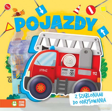 Pojazdy. Książka z szablonem [KSIĄŻKA]