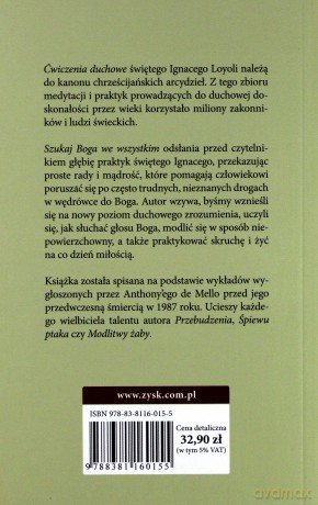 Szukaj Boga we wszystkim. Rozważania nad ćwiczeniami duchowymi świętego Ignacego Loyoli - Anthony De Mello [KSIĄŻKA]