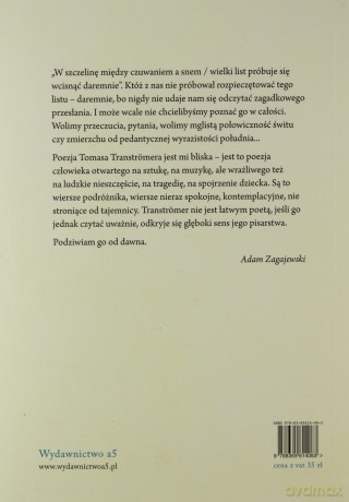 Wiersze i proza 1954-2004 - Tomas Transtromer [KSIĄŻKA]