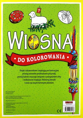 Wiosna do kolorowania [KSIĄŻKA]