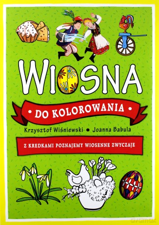Wiosna do kolorowania [KSIĄŻKA]