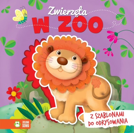 Zwierzęta w ZOO. Książka z szablonem [KSIĄŻKA]