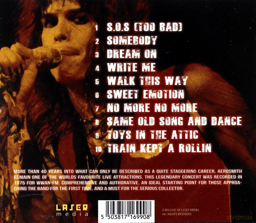 Aerosmith: Live 1975 [CD]