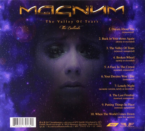 Magnum: The Valley Of Tears The Ballads (digipack) [CD]