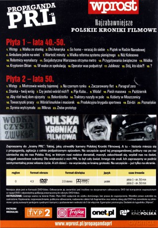 Propaganda PRL-u. Najzabawniejsze Kroniki Filmowe Lata 40-50 [2DVD]