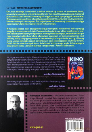 Kino stylu zerowego - Mirosław Przylipiak [KSIĄŻKA]