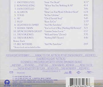 Notting Hill soundtrack [CD]