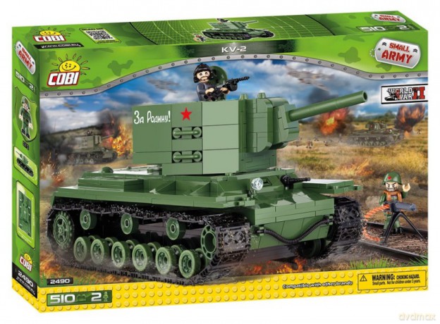 Armia 510 el. Czołg KV-2 [KLOCKI]