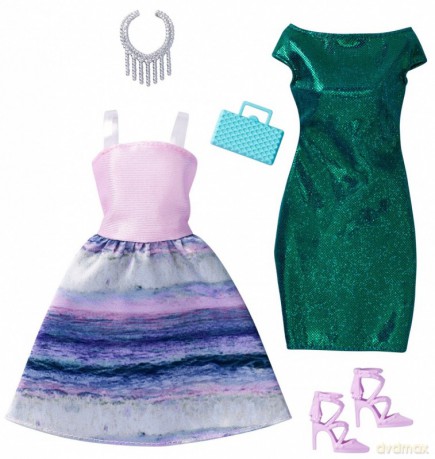 BARBIE Ubranka+akcesoria 2pak, Mermaid