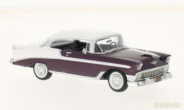 Chevrolet Bel Air Sport Coupe 1956 (white/metallic dark red)