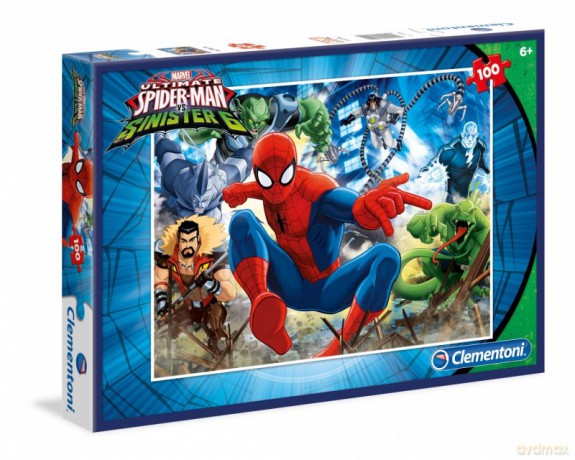 CLEMENTONI 100 el. Spiderman [PUZZLE]