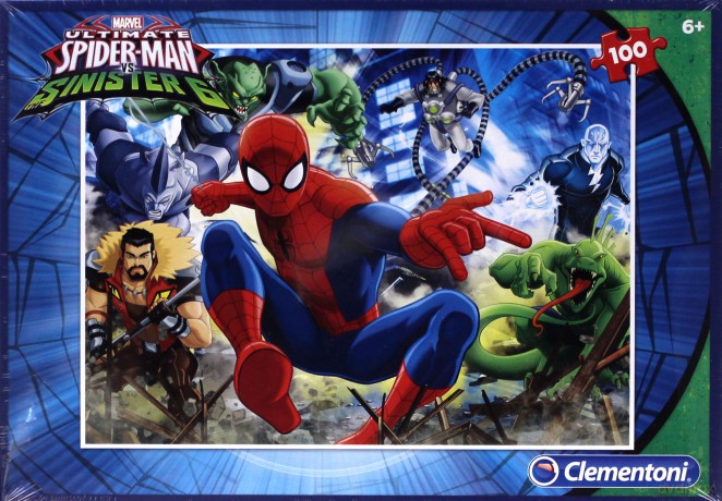 CLEMENTONI 100 el. Spiderman [PUZZLE]