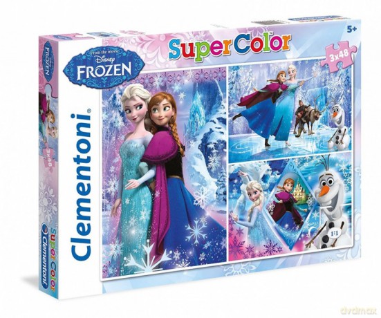 CLEMENTONI 3x48 el. Frozen [PUZZLE]
