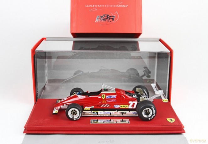 Ferrari 126C2 #27 Villeneuve Long Beach 1982 GP USA with display case