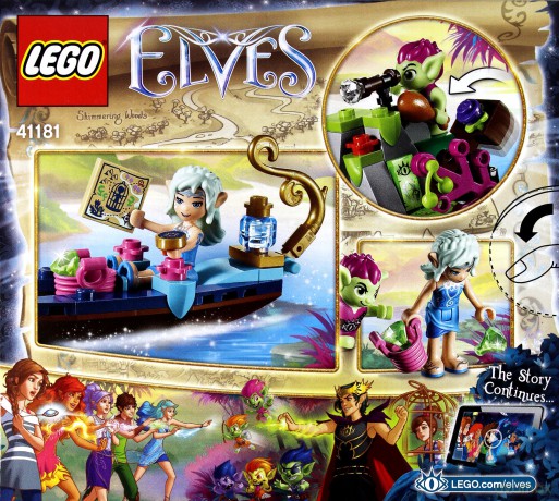 LEGO Elves Gondola Naidy i gobliński złodziej (41181) [KLOCKI]