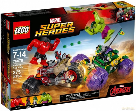 LEGO Super Heroes Hulk kontra Czerwony Hulk (76078) [KLOCKI]