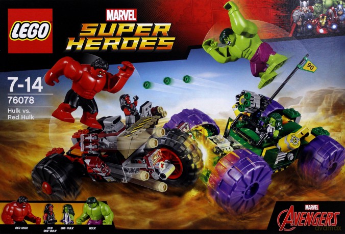 LEGO Super Heroes Hulk kontra Czerwony Hulk (76078) [KLOCKI]