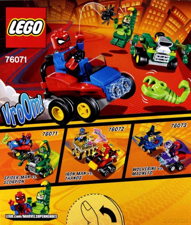 LEGO Super Heroes Spider-Man kontra Skorpion (76071) [KLOCKI]