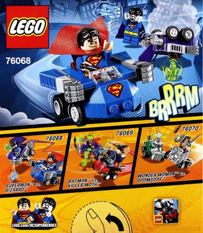 LEGO Super Heroes Superman kontra Bizarro (76068) [KLOCKI]
