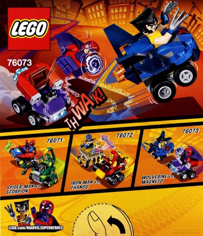 LEGO Super Heroes Wolverine kontra Magneto (76073) [KLOCKI]
