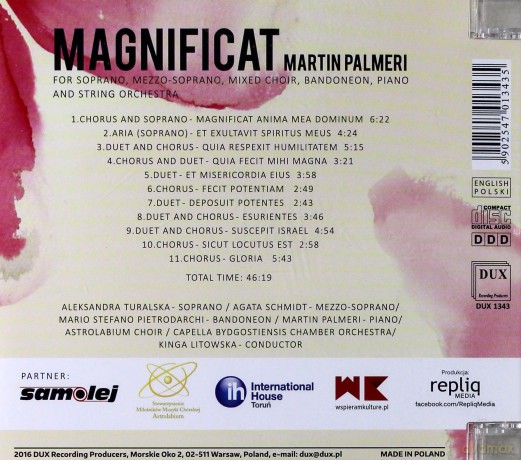 Martín Palmeri - Magnificat [CD]