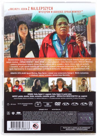 Nieśmiertelne Życie Henrietty Lacks [DVD]