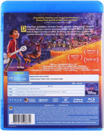 Coco (Disney) [Blu-Ray]