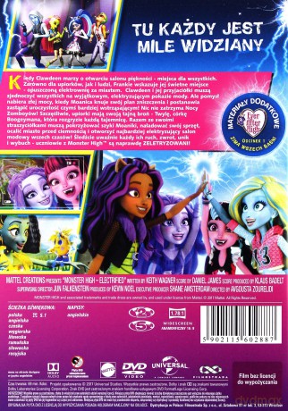 Monster High: Zelektryzowani [DVD]
