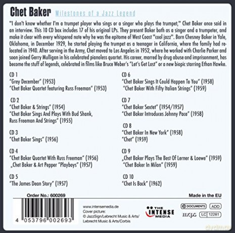 Chet Baker: 10 Original Albums [10CD]
