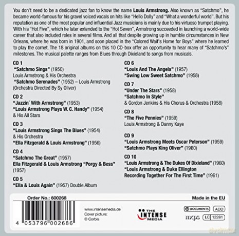 Louis Armstrong: Armstrong - 19 Original Albums [10CD]